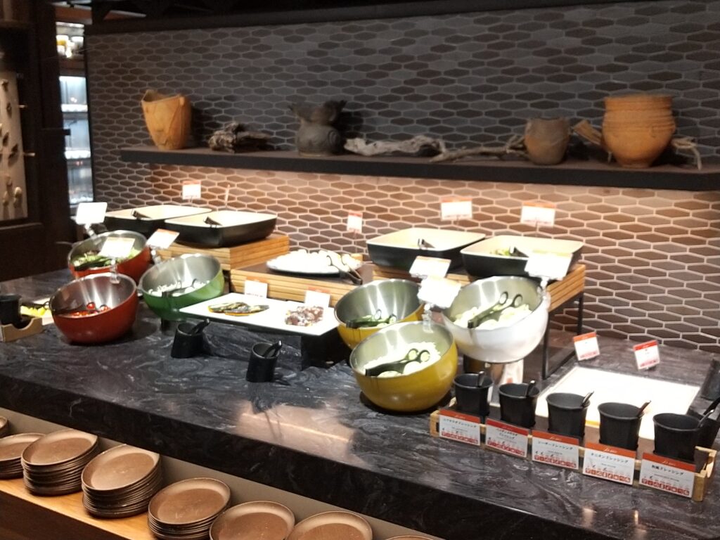 北天の丘あばしり湖鶴雅リゾート夕食バイキング