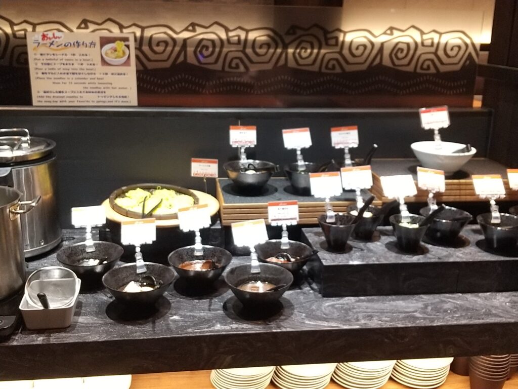 北天の丘あばしり湖鶴雅リゾート夕食バイキング