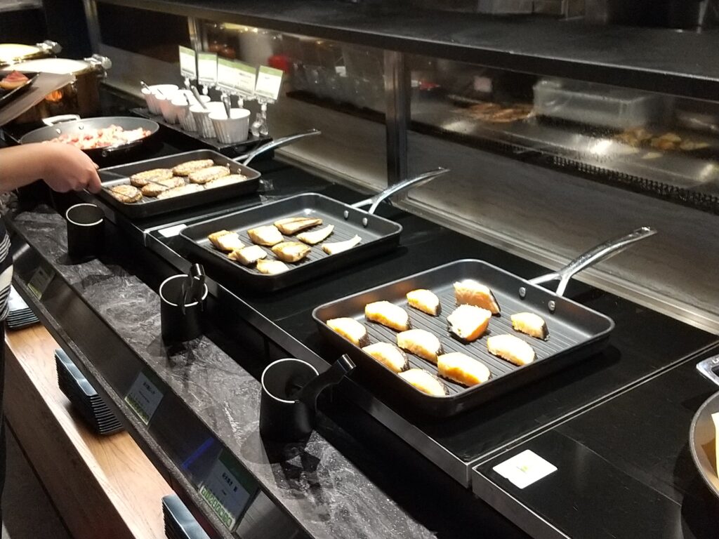 北天の丘あばしり湖鶴雅リゾート朝食バイキング