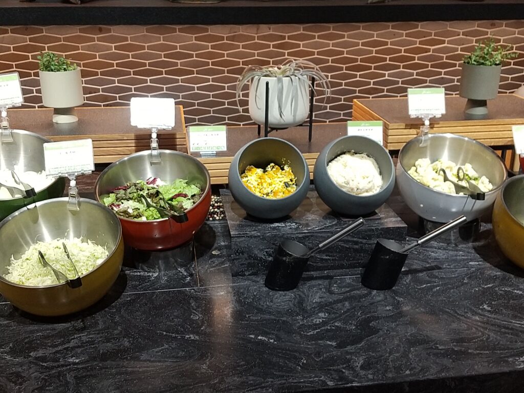 北天の丘あばしり湖鶴雅リゾート朝食バイキング