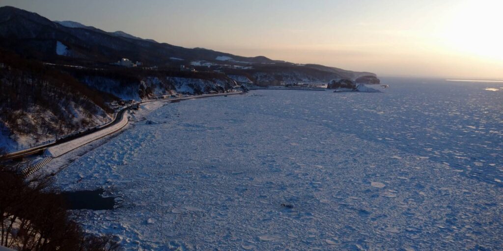 オホーツク海の流氷