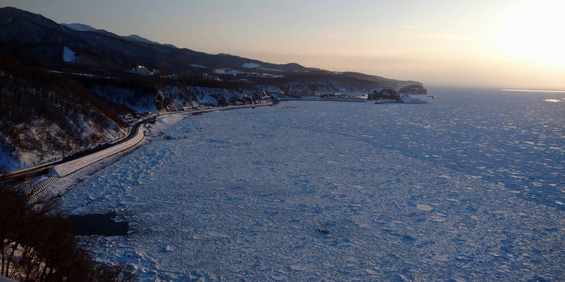 オホーツク海の流氷